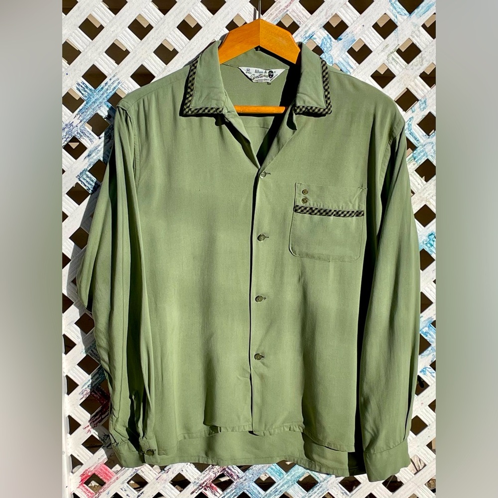 Vintage 1960’s Allen-A Sportswear Lounge Shirt Rare